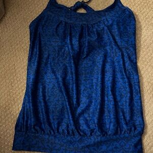 Bathing suit top. Blue